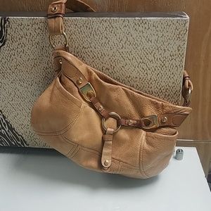B Makowsky Leather Purse